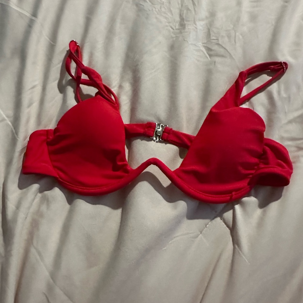 SHEIN Red Bikini Top